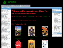 Tablet Screenshot of karatemovie.com